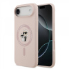 Zadný kryt Karl Lagerfeld Liquid Silicone Karl and Choupette MagSafe pre iPhone 17 Air Pink