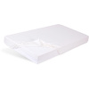 BABYMATEX Prestieradlo nepremokavé s gumičkou Bamboo biele 60x120 cm