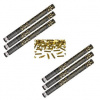 SADA Konfety 60cm ZLATÉ METALICKÉ - Silvester - 6 ks