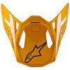 ALPINESTARS šilt pre prilby SUPERTECH S-M10 DYNO oranžová lesklá