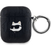 Karl Lagerfeld PU Embossed Choupette Head Puzdro na AirPods 1/2 KLA2PGCHPK