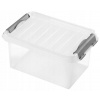 Heidrun Plastový úložný box s vekom Clip box 4l