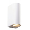 ACA Lighting Záhradné nástenné svietidlo DASA max. 35W/2xGU10/230V/IP54, matne biele