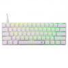White Shark herní mechanická klávesnice SHINOBI 2 , US layout, hnědý switch, bílá (GK-004211)