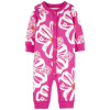 CARTERS CARTER'S Overal bez nožičiek na cvoky Sleep and Play Purple dievča NB/ veľ. 56