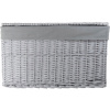 Kôš, košík - Universal Basket Grey Wicker (Gray Wicker Box s podšívkou 58x43x35h)