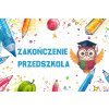 JEDLÝ OBRÁZOK NA TORTU A4 ukončenie predškoláka sova materská škola škôlka 4