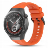 SILIKÓNOVÝ REMIENOK PRE HODINKY HUAWEI WATCH GT5 PRO 46MM 22MM ORANŽOVÝ