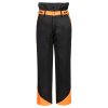 Portwest CH11 OAK Pilčícke nohavice M, Čierna-Oranžová