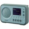 Sangean DPR-76BT vreckové rádio DAB+, FM AUX, Bluetooth zámok klávesnice svetlomodrá; A500501