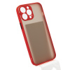 Bomba Kvalitný TPU obal matný pre iPhone - červený Model iPhone: iPhone 12 Pro MAX C313_IPHONE12PROMAX-RED