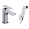Hansgrohe Tecturis Umývadlová batéria s bidetovou sprchou a hadicou 160 cm, chróm 73210000