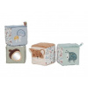 Little Dutch Textilné Kocky 4 ks Forest Friends