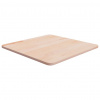 vidaXL Štvorcová stolová doska 50x50x1,5 cm neošetrený dubový masív - Hnedá - 4386-146170