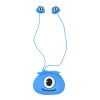 AppleMix Slúchadlá JELLIE MONSTERS - 3,5 mm jack - slúchadlá + kryt - farebné príšerky - Monster - modré