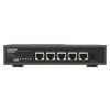 QNAP switch QSW-3205-5T (5x 10GbE port, pasiv. chlazení, podpora 100M/ 1G/ 2,5G / 5G a 10G)