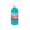 Fľaša prstových farieb 500 ml. modrá azúrová