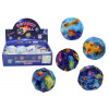 LEAN TOYS Svietiaca loptička s jamkami, skákajúca 7cm - Morské živočíchy