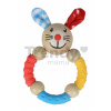 Drevená hrkálka Rabbit Beads Baby Eichhorn zajačik od 3 mes