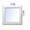 Plastové okno 1100x1100 OS ALUPLAST 4000