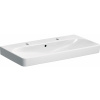Geberit Smyle Square umývadlo 90x48 cm obdĺžnik klasické umývadlo-umývadlo na nábytok-vstavané umývadlo biela 500.252.01.1