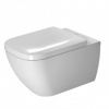 DURAVIT Happy D.2 závesná WC misa 36,5 x 54 cm s Rimless a glazúrou Hygiene Glaze 2222092000