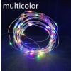 Vonkajšia vianočná mikro reťaz, rôznofarebná, 5m, 50 LED