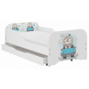 Detská posteľ MIKI - 140x70 KRÁĽ LEV, WT__3DCC-50753