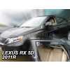 Deflektory - Lexus RX 2009-2016 (+zadné)