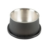 Laroy Miska DUVO+ na kŕmenie matná kónická čierna nerez s priemerom 19 x 9,5 cm 800 ml