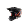 ALPINESTARS prilba S-M5 COMPASS, ALPINESTARS (matná černá/oranžová fluo) - S