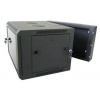 XtendLan 12U/600x550,na zeď, dvoudílný, skleněné dveře WD-12U-65-BLACK-P