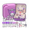SADA KORÁLOK NA VÝROBU NÁRAMKOV KORÁLKY KUROMI HELLO KITTY 74 KS