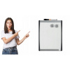 Biela tabuľka na písanie za sucha NOBO 28x21 cm