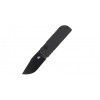 Vega Fox Knives BF-758 BLACK NU-BOWIE vreckový nôž 6 cm, celočierny, G10