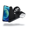 ZENS Aluminium 4 in 1 Stand Wireless Charger with 45W USB PD Black ZEDC15B