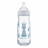 Bebeconfort Dojčenská fľaša Emotion Glass 270ml 0-12m White