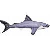 Plyšák ryba Gaby GP-175815 mini žralok 53 cm