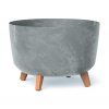 PROSPERPLAST Kvetináč GRACIA BETON EFFECT 39 cm sivý