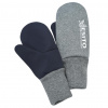 ESITO Palcové rukavice softshell Duo Šedá - Veľ. 5-7 rokov