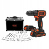 Skrutkovač Black+Decker akumulátorové napájanie 18 V BDCDC18BAFC
