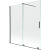 Mexen Velar vaňová zástena 2-krídlová posuvná 150 x 150 cm, transparentná, gun metal - 896-150-000-01-95