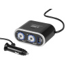 031-0708 Rozdvojka zapalovače s kabelem, 12/24V, 1xUSB 1A, 58613
