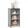 zahrada-XL Knižnica sivá sonoma 60x35x107,5 cm kompozitné drevo 849117