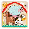 Tooky Toys Vkladacie viacvrstvové puzzle Farma