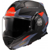 LS2 Helmets LS2 FF901 Advant X Oblivion výklopná prilba, čierna matná/modrá, S (55/56)