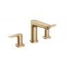 Hansgrohe 71733140 TALIS E Trojotvorová umývadlová batéria stojánková s výpusťou, bronz HG 71733140