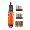 BLACK+DECKER - 6V AKU skrutkovač, s príslušenstvom, 4x AA batérie A7073-XJ