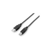 USB kábel 2.0 pre tlačiareň, USB A USB B, 3 m, EQUIP