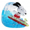 HCM KINZEL 3D Crystal puzzle Surfující Snoopy 41 dílků